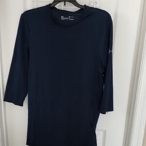 Under Armour Dark Blue 3/4 Sleeve Top